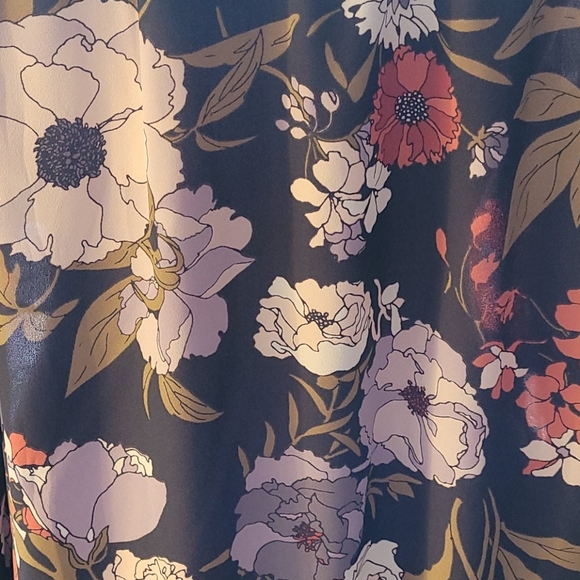 LOFT Floral Print Blouse - Picture 3 of 5